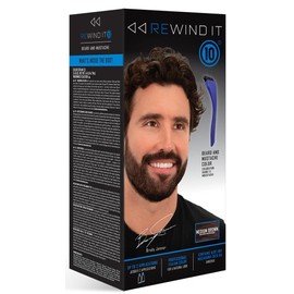 REWIND IT 10 Medium Brown Beard and Mustache Color
