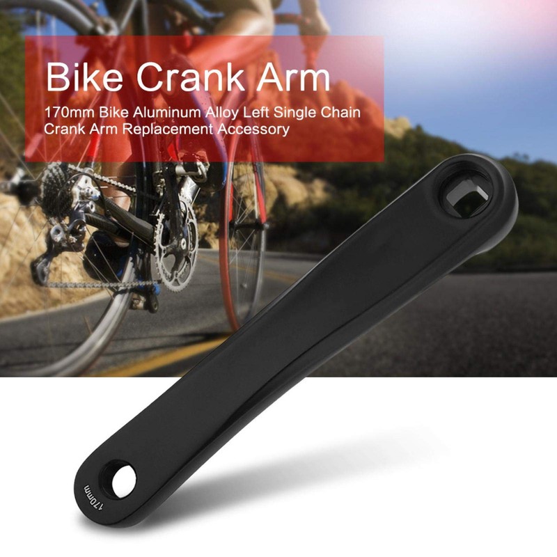 Dilwe Bicycle Crank Arm Aluminium Alloy 170 mm Bicycle Left