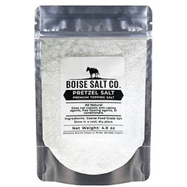 Boise Salt Co. Pretzel Salt – 4 Ounce Resealable Standup Pouch (4 oz)