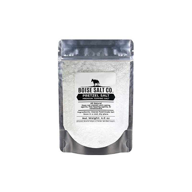 Boise Salt Co. Pretzel Salt – 4 Ounce Resealable Standup