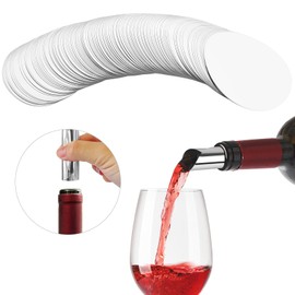 150 PACK Wine Pourers - Reusable aluminum foil wine pourer 2.99" Plastic Drip-Proof Spout with Decanter - Reusable for Red/White Wine, Bartending Accessories, Home Entertainment