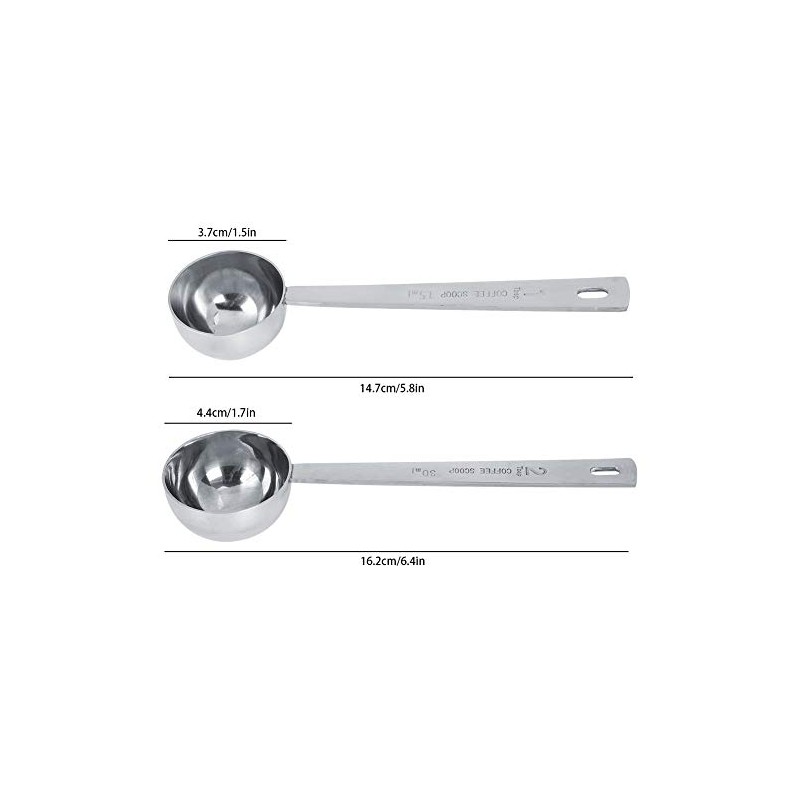 Cucharadas de Caf, Cuchara Medidora de Caf de Acero Inoxidable,