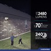 Enbrighten 2-in-1 LED Flood Light Outdoor, Security Light, 2480 Lumens,