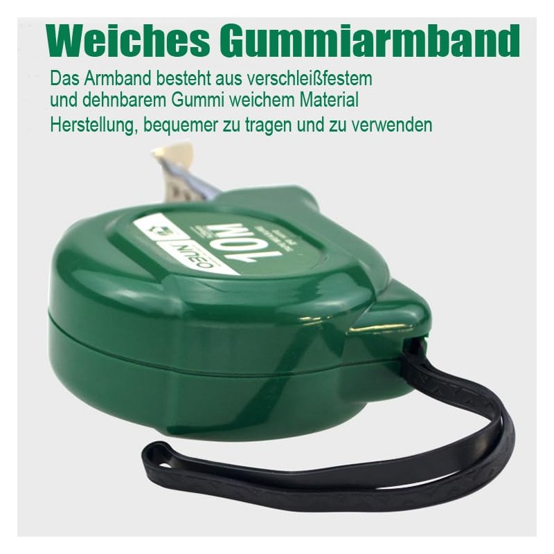 Pocket Tape Measure with Metric Scale, Viewing Window for Direct