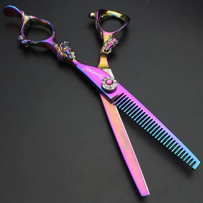 Juego de tijeras de peluquería profesional de 6 pulgadas, cortapelos