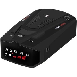 New Driving Aids with Voice Speed Prompt, Automatic 360 Degree, City/Highway Mode, Led Display, Black