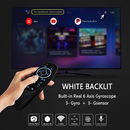 Air Fly Mouse, 2,4 G USB Wireless Smart Voice Remote Controller, IR-Controller-Lernfunktion, für Android TV Box PC Windows HTPC PCTV, Tastatur-Maus-Kombinationen