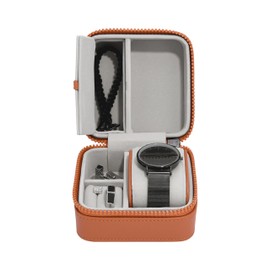 Stackers Orange Canvas Watch & Jewellery Box