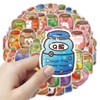 50 Pcs Q Drinks Stickers for Kids Teens Adults Boys