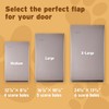 PAC11-11039 Dog Door Replacement Flap | Heavy-Duty PVC Material |