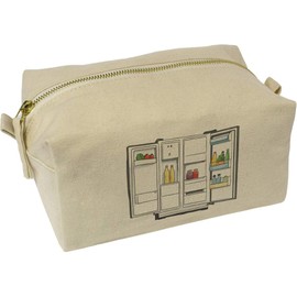 'Open Fridge' Canvas Wash Bag/Makeup Case (CS00038999)