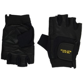 Gold's Gym EX Leather Gloves G3403, Men's, L Size, For Beginners to Advanced, Leather That Fits Your Hand, Bench Press, Barbell Curl, Official Gold's Gym Product, Loved by Gold's Gym Trainers