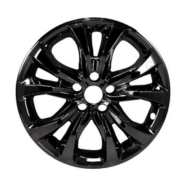 MotorUp America Set of 4 18 inch Gloss Black ABS Wheel Skins Compatible with 2020-2021 Kia Telluride LX Impostors for 53910S9120 Wheel Series