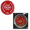 Generic Carbon Fiber Push to Start Button Compatible with Corvette