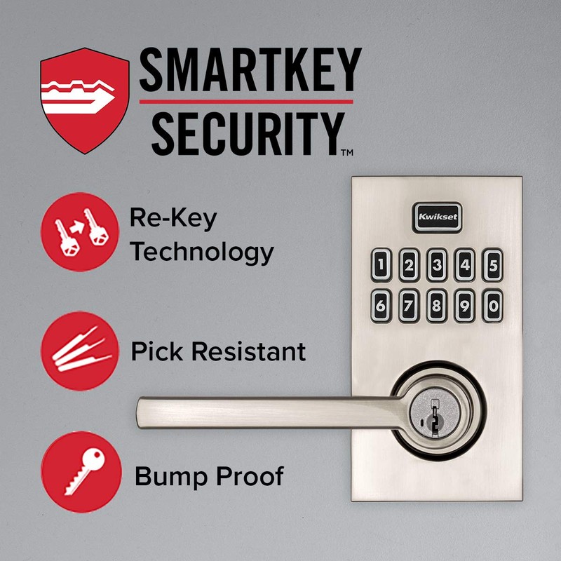 Kwikset 99170-005 SmartCode 917 Keyless Entry Contemporary Residential Keypad Electronic