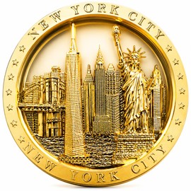 Color May Vary. New York Souvenir Fridge NY Magnet - NYC Magnet (Pack 1)