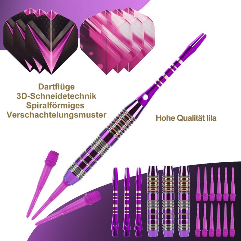 Trecynd Darts with Plastic Tip for Electronic Dartboard Soft Darts