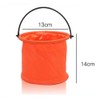STK Brush Washable Folding Compact Bucket Portable Divider (Orange (No