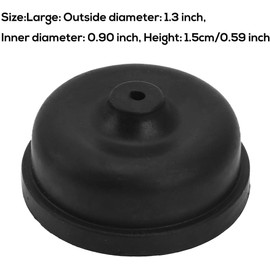 6Pcs Black Aquarium Diaphragm,Aquarium Air Pump Accessories, Aquarium Diaphragm, Aquarium Air Pump Accessories for Aquarium Air Oxygen Pump, Aquarium Air Pump Diaphragm, Aquarium Pumps and Filters