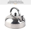 3L Stainless Steel Whistling Tea Kettle Fast Heating One Touch