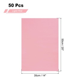 MECCANIXITY 50 Sheets Tissue Paper 14" x 20", Tissue Paper for Gift Bags Tissue Paper Light Pink for Gift Wrapping, Arts & Crafts, Packing