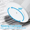 IWTTWY Rotating Paper Cup Dispenser, Cup Holder with 4 Compartments,