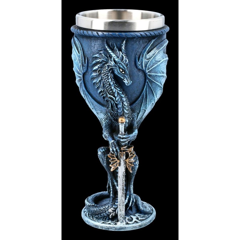 Dragon Fantasy Drinking Goblet Sea Blade Design by Ruth Thompson