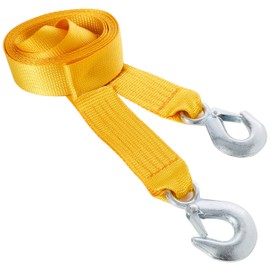 AA 3.5T 4 m Heavy - Duty Tow Rope AA6202 - Yellow Strap-Style Towing Belt for Car Breakdowns Other Vehicles up to 3.5 Tonnes