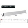 Leship 22.5" Flavorizer Bars & Burner Tube Set Replace for