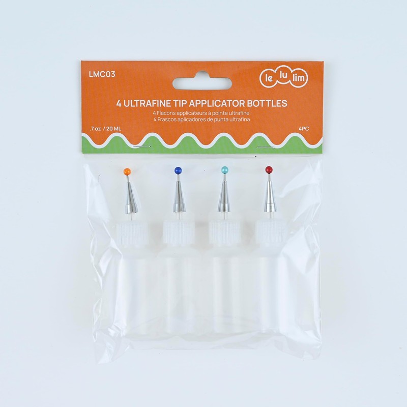 lelulim™ 4 TIP APPLICATOR BOTTLES. 20ml
