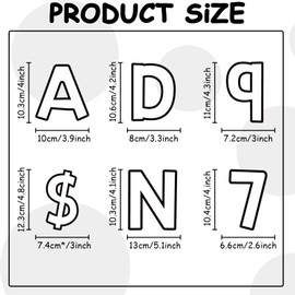 266 Pcs Letters Combo Pack Set Bulletin Board Letters White & Black Letters and Number Accents for Kids Bulletin Board Display Home School Classroom Decor