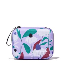 Nanit - Funda de viaje - Funda protectora rígida para monitor de bebé Nanit Pro y accesorio de viaje multisoporte, color morado floral