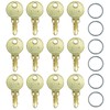 12PCS E114 Key for Toilet Paper Dispensers,E114 Paper Towel Key