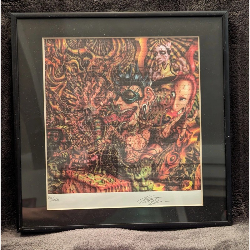 Tripatourium LSD Blotter Tripping by Naoto Hattori, Signed & Numbered,