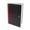 Oxford Black n' Red, A4 Dated Notebook Hardcover, Casebound, Lined