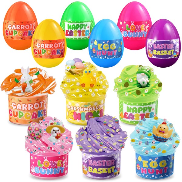 Blosssound 12 Pack Easter Basket Stuffers Butter Kit Fidget Toy