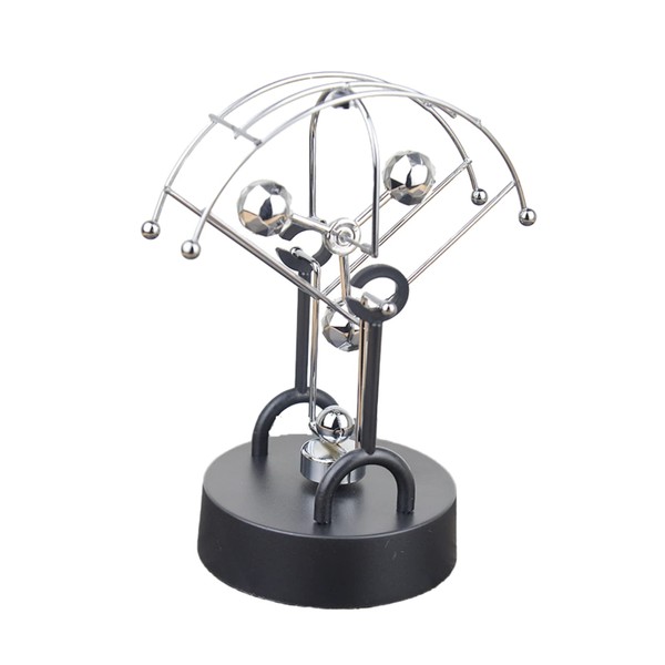 Kinetic Desk Toy Electronic Swinging Shake Wiggle Device Stress Relief Perpetual Motion Decor for Home Office Desk Table (#B102)