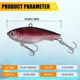 Soft Fishing Lures Bass Swimbaits, 5pcs Pre-Rigged Swim Bait Jig Heads Bass Fishing Soft Plastic Swimbaits with Treble Hooks Crankbait Swim Shad Lures for Freshwater Saltwater Fishing 6cm