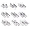 2PCS Self Opening Spring Hinges, Stainless Steel Spring Door Hinges,