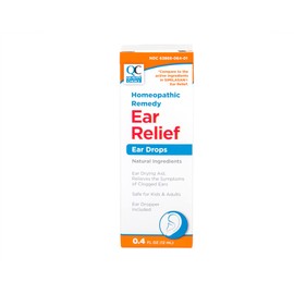 Quality Choice Homeopathic Remedy Earache Ear Relief Drops 0.4 FL oz (4)