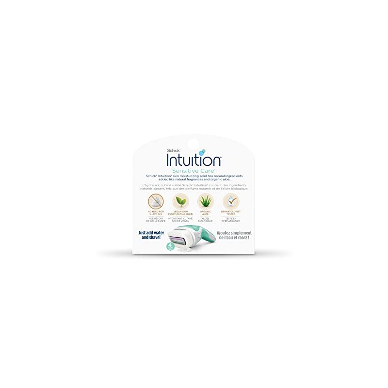 Schick Intuition Sensitive Care Moisturizing Razor Blade Refills for Women