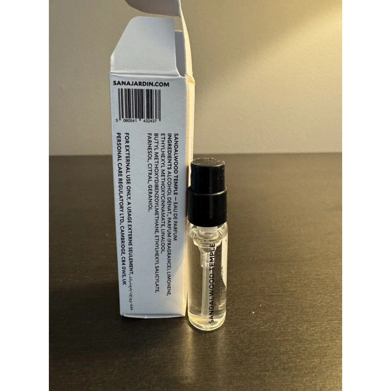 Sana Jardin Sandalwood Temple Eau de Parfum 2 ml .06
