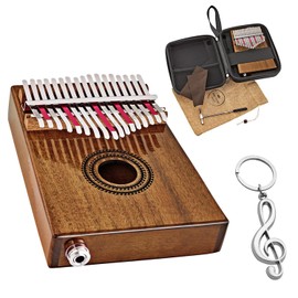 Meinl Sonic Energy PKL1707H Kalimba with Pickup Thumb Piano + Keepdrum Keyring