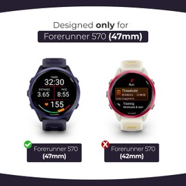 ArmorSuit 6 Pack for Garmin Forerunner 570 (47mm) Anti-Glare Screen Protector MilitaryShield Matte Film - Made in USA