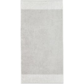 CAWÖ Home Luxury Home Two-Tone 590 Platinum 76 Hand Towel 50 x 100 cm