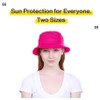 KBETHOS® 100% Cotton Washed Bucket Hat, Hot Pink, Large-X-Large
