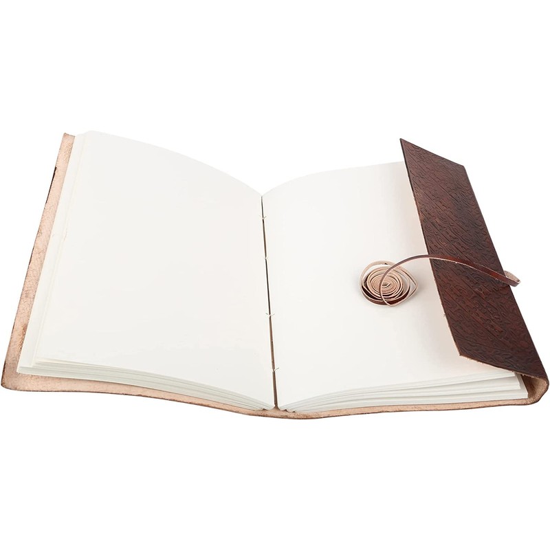 18 cm New Age Celtic Knot Leather Blank Book grimoire