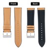BINLUN Leather Watch Band Inner Rubber Breathable 0.5 - 0.9