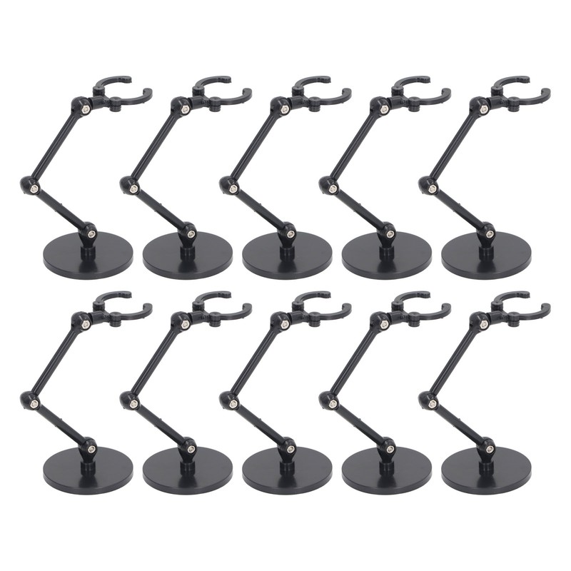 10 Sets Doll Stands Display Holders Action Figure Stand Mini