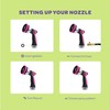 Hose Nozzle [Pink] Heavy Duty Hose Sprayer With 10 Adjustable